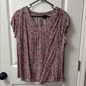Floral Patterned Women's Top